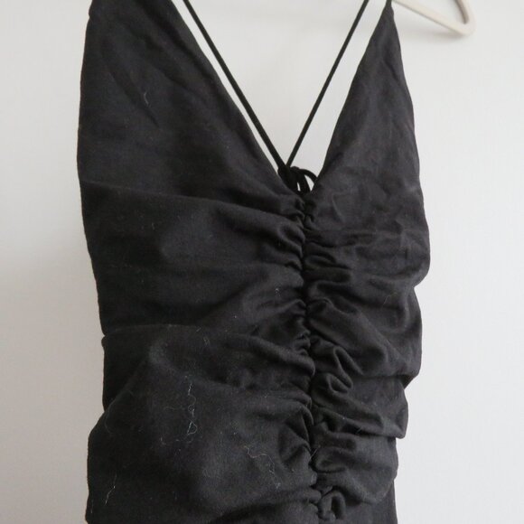 FREE PEOPLE X INDAH BODY Ice Dancer Slip Mini Dress in Black - Size 3 / Large - Picture 6 of 13